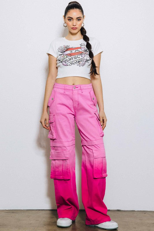 Mid-rise wide-leg jeans in pink - Ami Paris | Mytheresa